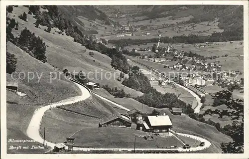 Klausenstrasse Bergli mit Linthal Kat. Klausen