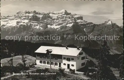 Schwanden GL Berggasthaus Mettmen Glaernisch  Kat. Schwanden GL