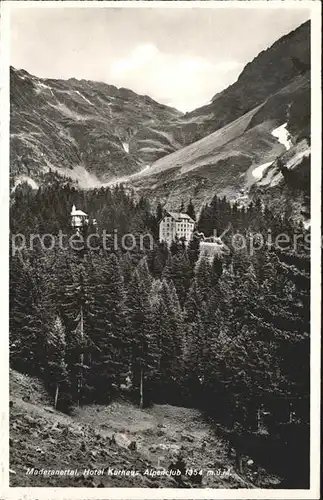 Maderanertal mit Hotel Kurhaus Alpenclub Kat. Silenen