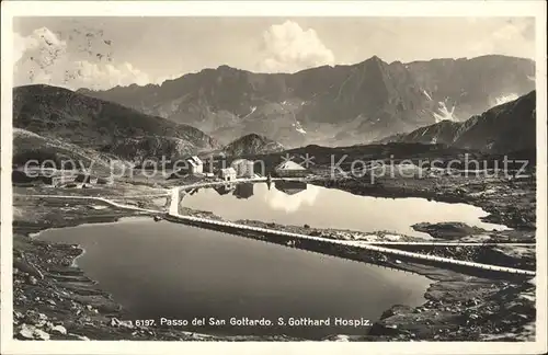 St Gotthard Gotthardhospiz Gotthard Pass Kat. Gotthard St.