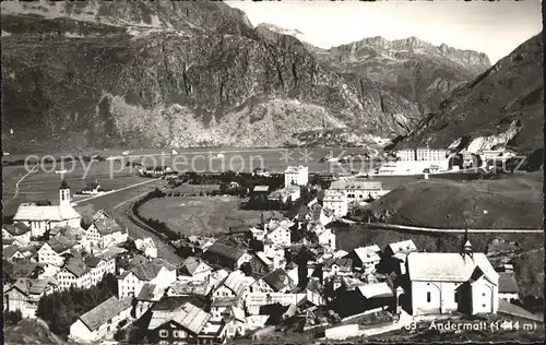 Andermatt Panorama Kat. Andermatt