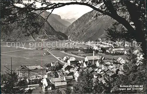 Andermatt mit Urnerloch Kat. Andermatt