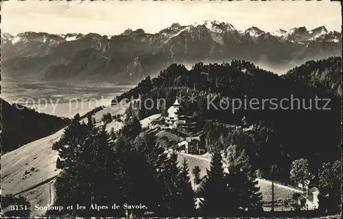 Sonloup et les Alpes de Savoie Kat. Les Avants