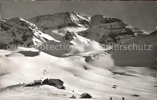 Lenk Simmental Berghotel Hahnenmoos Pass Wildstrubel Kat. Lenk Simmental