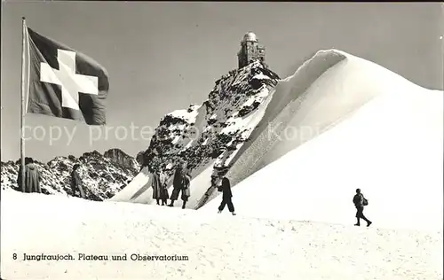 Jungfraujoch Plateau und Observatorium Kat. Jungfrau
