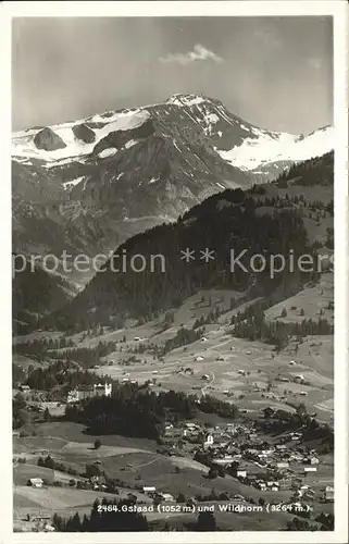 Gstaad mit Wildhorn Kat. Gstaad