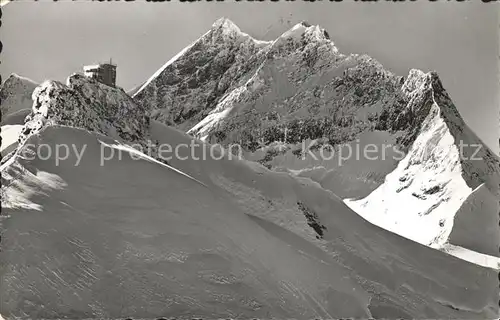 Jungfraujoch Metorol Station Sphinx mit Jungfrau Kat. Jungfrau