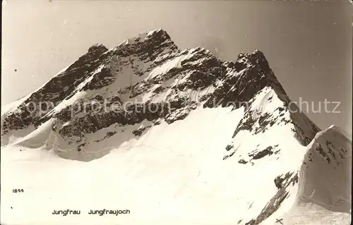Jungfraujoch mit Jungfrau Kat. Jungfrau