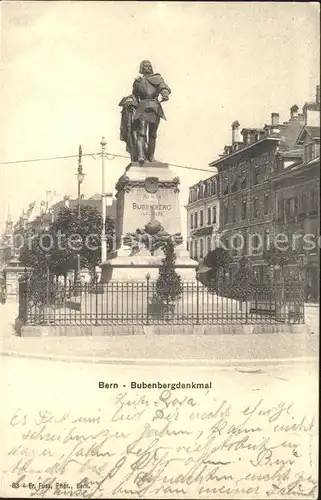 Bern BE Bubenbergdenkmal Kat. Bern