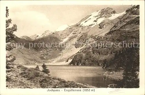 Jochpass Engstlensee Panorama Kat. Jochpass