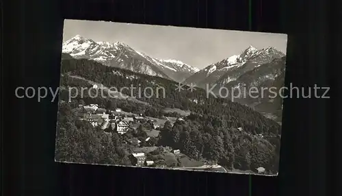 Hasliberg Hohfluh Hotel Alpenruhe mit Maehrenhorn Gerstenhoerner Ritzlihorn Kat. Hasliberg Hohfluh