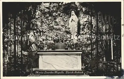 Seebach Zuerich Maria Loudes Kapelle Kat. Seebach