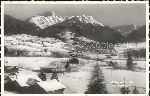 Saanen und Gstaad mit Gifferhorn Kat. Saanen