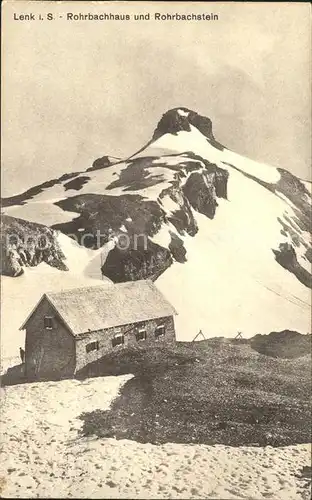 Lenk Simmental Rohrbachhaus und Rohrbachstein Kat. Lenk Simmental