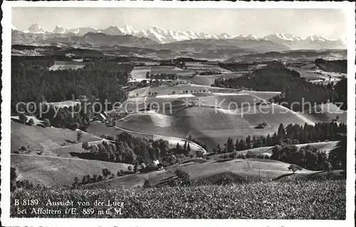 Affoltern Emmental Blick von der Lueg Kat. Affoltern Emmental