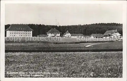 Langenthal BE Kant Land und Hauswirtschaftsschule Waldhof Kat. Langenthal