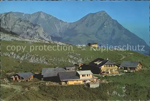 Kiental Ober Bundalphuetten mit Hohtuerlipass und Niesen Kat. Kiental