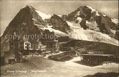 Kleine Scheidegg Wengen Jungfraubahn Hotels Eiger und Moench Kat. Scheidegg Kleine