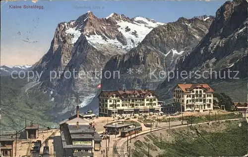 Kleine Scheidegg Wengen Jungfraubahn Hotels Wetterhorn Kat. Scheidegg Kleine