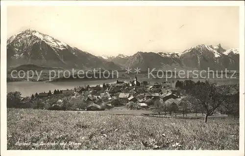 Sigriswil mit Stockhorn und Niesen Kat. Sigriswil