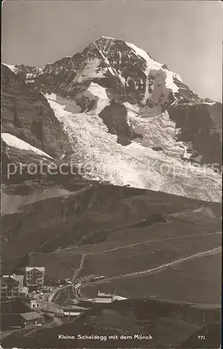 Kleine Scheidegg Wengen Hotels mit Jungfraubahn und Moench Kat. Scheidegg Kleine