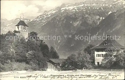 Ringgenberg Kirche und Pfarrhaus Kat. Ringgenberg