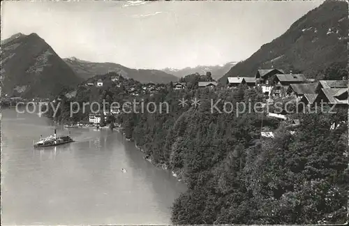 Ringgenberg am Brienzersee Panorama Kat. Ringgenberg