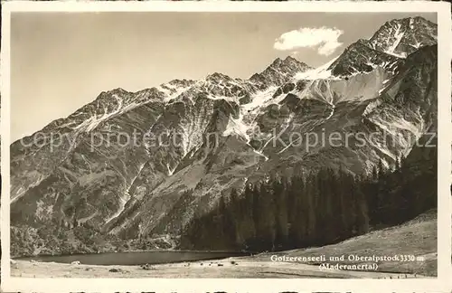 Golzern UR Golzerenseeli und Oberalpstock Kat. Bristen