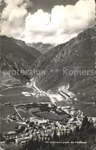 Andermatt gegen die Schoellenen Kat. Andermatt