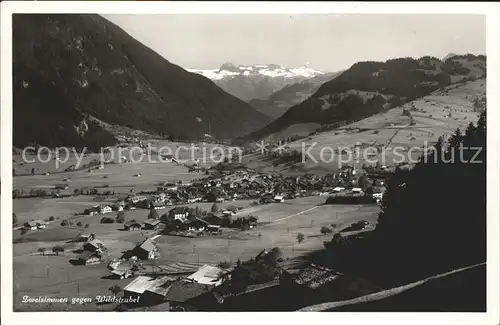 Zweisimmen mit Wildstrubel Kat. Zweisimmen