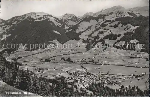 Zweisimmen Totalansicht Kat. Zweisimmen