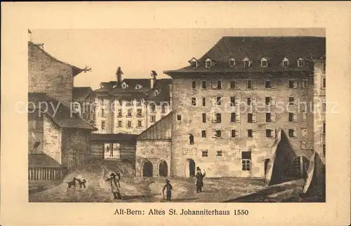 Bern BE Altes St Johanniterhaus 1550 Kat. Bern