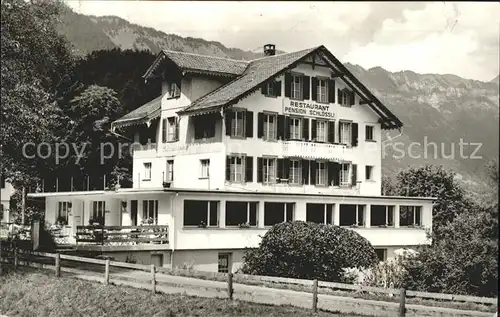 Wilderswil Hotel Pension Schloessli Kat. Wilderswil