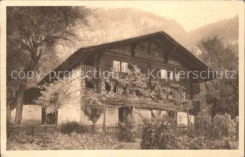 Brienzwiler Schweizer Bauernhaus Kat. Brienzwiler