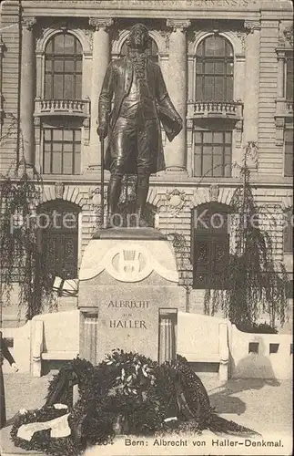 Bern BE Albrecht von Haller Denkmal Kat. Bern