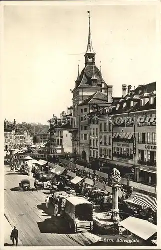 Bern BE Baerenplatz Markt Kat. Bern