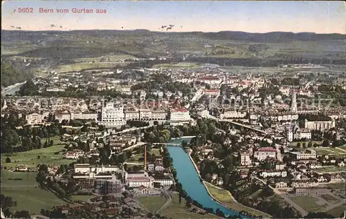 Bern BE Blick vom Gurten Kat. Bern