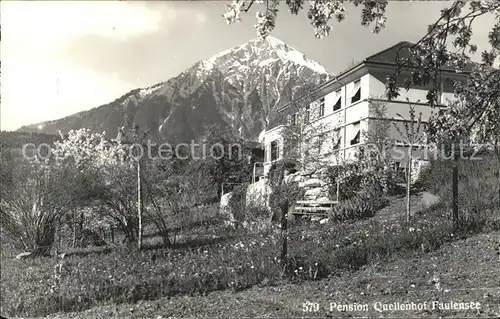 Faulensee Pension Quellenhof Kat. Faulensee