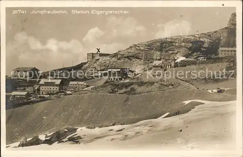 Jungfraubahn Station Eigergletscher Kat. Jungfrau