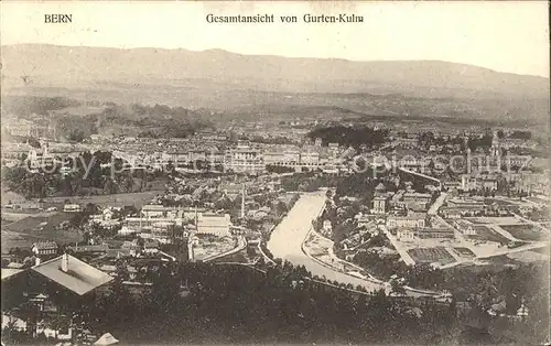 Bern BE Gesamtansicht von Gurten Kulm Kat. Bern