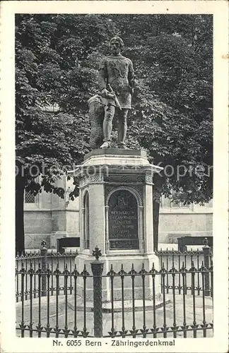 Bern BE Zaehringerdenkmal Kat. Bern