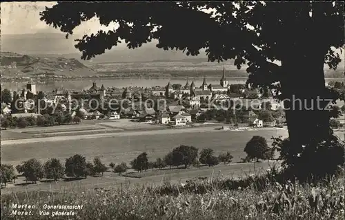 Murten Morat Vue generale Kat. Murten