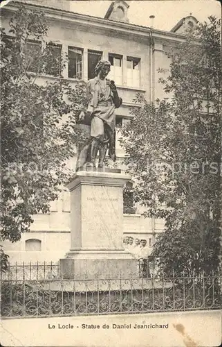 Le Locle Statue de Daniel Jeanrichard Kat. Le Locle