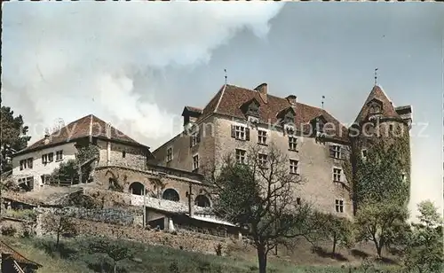 Gruyeres FR Le Chateau Kat. Gruyeres