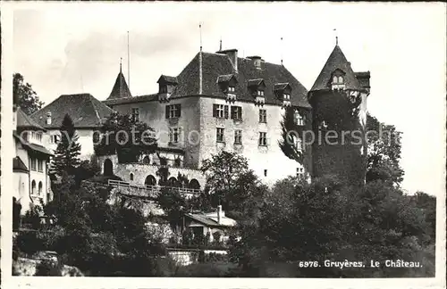 Gruyeres FR Le Chateau Kat. Gruyeres