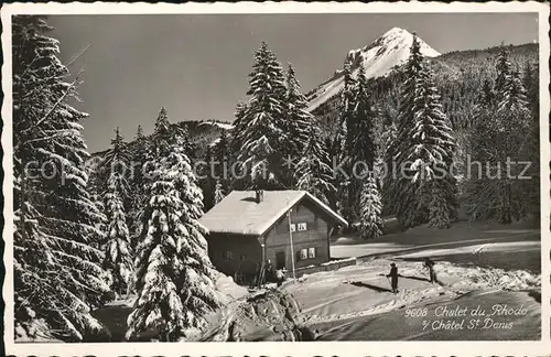 Chatel St Denis Chalet du Rhode Kat. Chatel St Denis