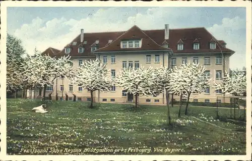 Bourguillon Pensionnat Salve Regina Vue du parc Kat. Bourguillon