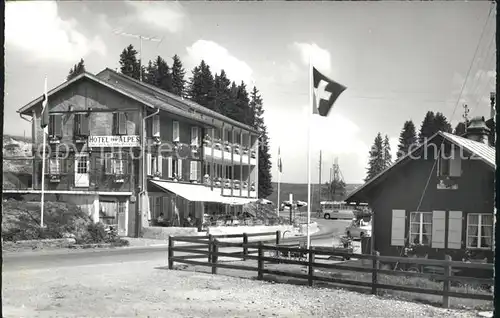 Jaunpass Hotel des Alpes et Bazar Kat. Jaun