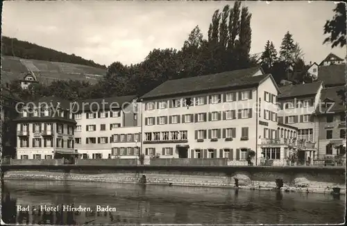 Baden AG Hotel Hirschen Kat. Baden