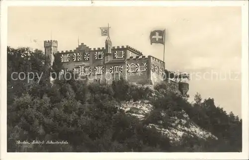 Baden AG Schloss Schartenfels Kat. Baden